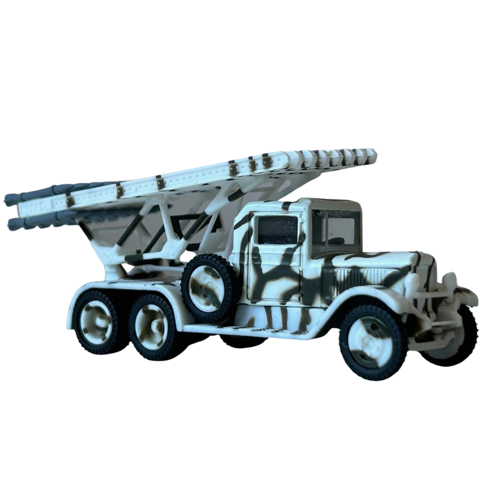 Bm-13 Katyusha 1942 Russian Military Rocket Artillery Truck Diecast Model 1:72 Scale Toy