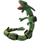 Pokémon Rayquaza Plush Soft Posable Toy 76cm Green Dragon Teddy Collectible Gift