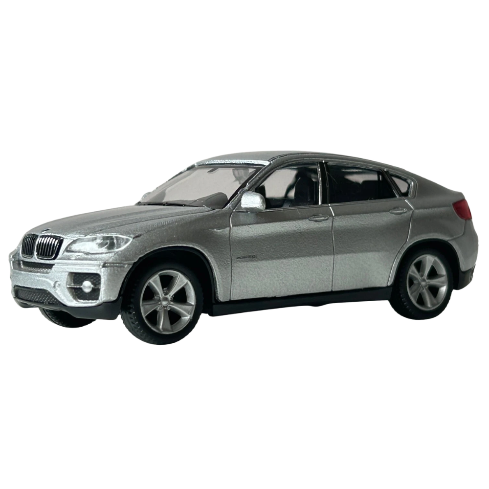 Welly BMW X6 Diecast Model Car German Luxury SUV Toy Silver