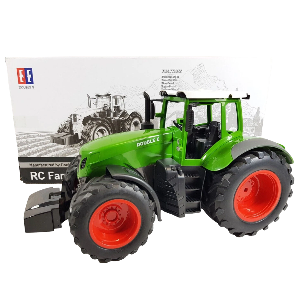 Remote Control Farm Tractor Rc 1:16 Scale 2.4ghz Lights Sound Kids Gift Toy for Boys Girls