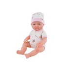 Bibi Doll Anatomically Correct 14 Inch Baby Girl Doll Full Vinyl Body Newborn Toy Gift Set