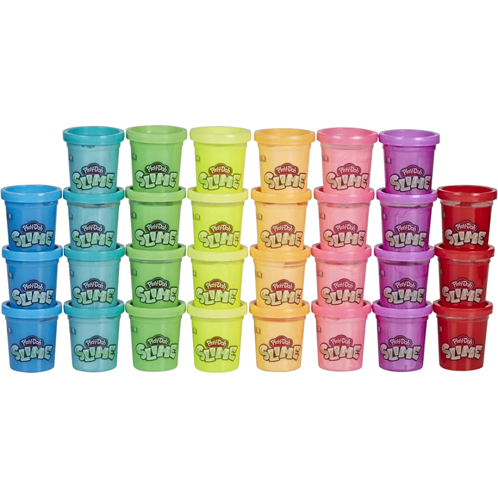 Play-Doh Slime 30 Can Pack Assorted Rainbow Colours Non-Toxic Kids Craft Toy 3+
