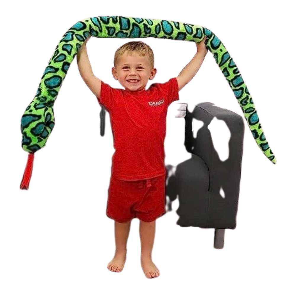 Toyland Giant 170cm Plush Snake Two-Toned Cuddly Reptile Toy Draught Excluder Green Xl Toy