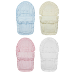 Broderie Anglaise Car Seat Footmuff Cosy Toes Compatible with Bebecar Baby Travel Accessory