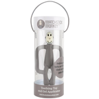 Matchstick Monkey Teething Toy Grey Baby Teether & Training Toothbrush for Babies 3m+