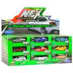 Welly Diecast Metal Cars 1:60–1:64 Scale Assorted World Model Vehicles Toy