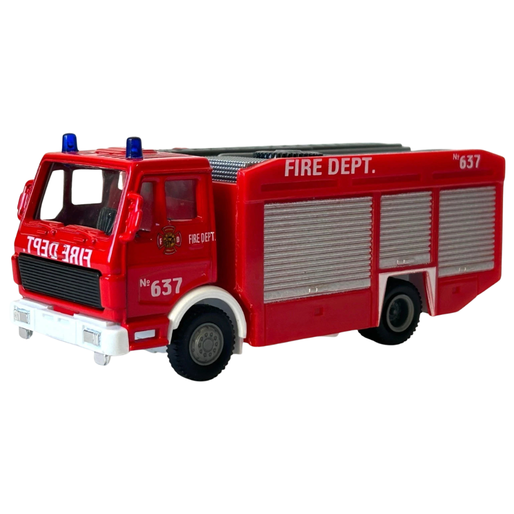Welly Fire Brigade Dept. 637 Urban Fire Truck 1:43–1:60 Scale Diecast Model Toy
