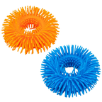 Hairy Stretchy Orange & Blue Wiggly Wristband Squishy Sensory Tactile Fidget Toy