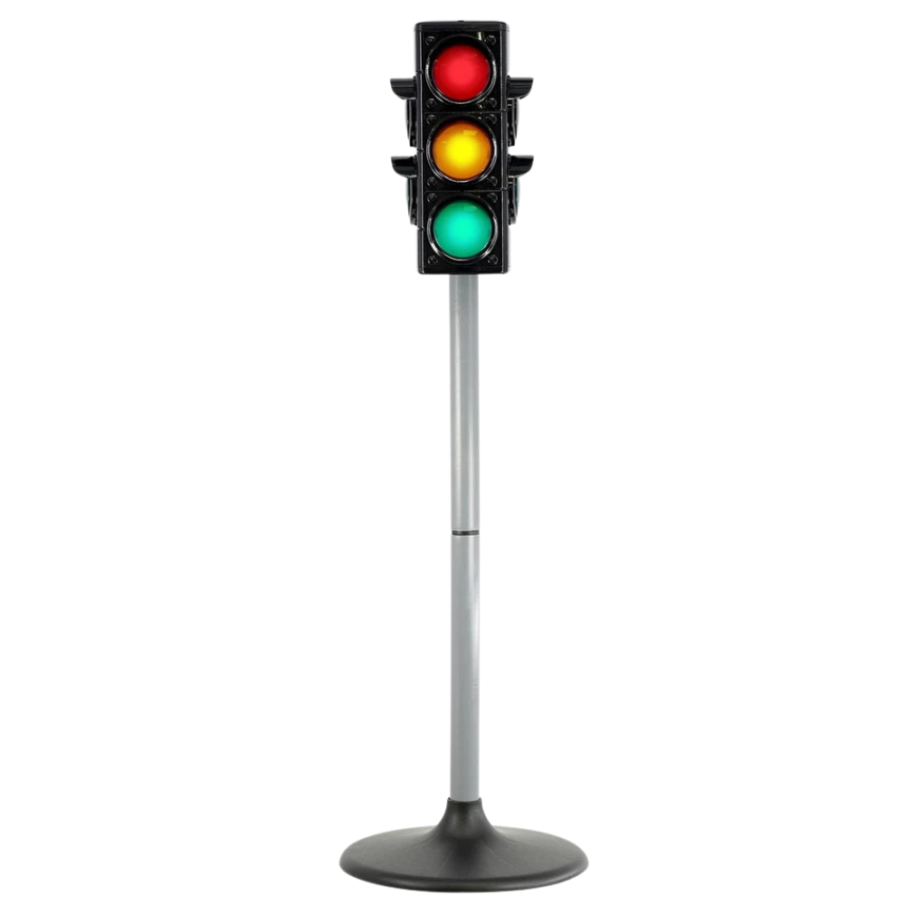 Kids Road Safety Traffic Light with Sounds & Lights Educational Role Play Toy