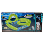 Glow in the Dark Multi-Level Race Track Set 35pc RC Car Stunt Racing Toy 6+