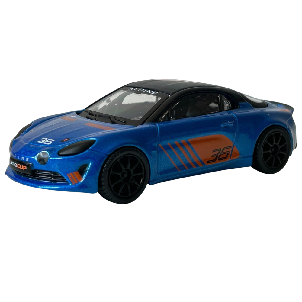 Bburago Alpine A110 Cup 2018 No. 36 French Racing Rally Diecast Car Model 1:43 Scale Toy