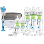 Dr. Brown's Options+ Newborn Baby Bottle Feeding Gift Set Infant Essentials 0m+ New Uk