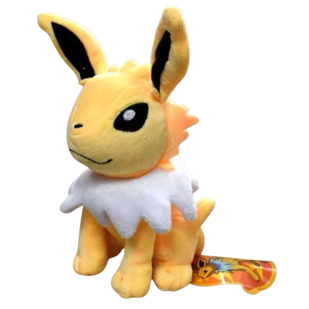 Pokemon Jolteon Sitting Plush Soft Toy Teddy 20cm Yellow Eevee Evolution Collectible Gift