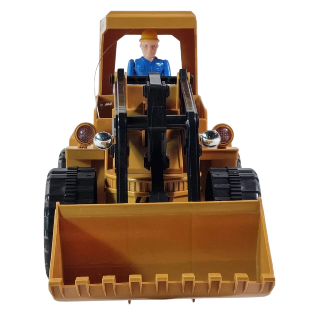 Remote Control Construction Bulldozer RC 5CH 45cm Working Lights 360° Kids Toy