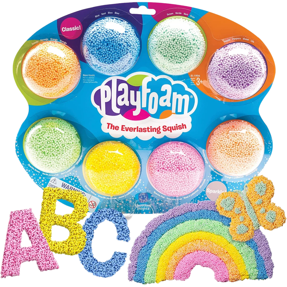 Learning Resources Playfoam Combo 8-Pack Sensory Shaping Arts & Crafts Activity Set for Kids