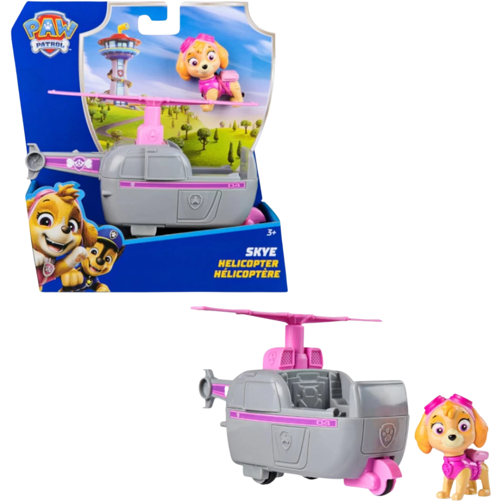 Paw Patrol Skye Helicopter Vehicle New Rescue Toy Playset for Kids Adventure Gift