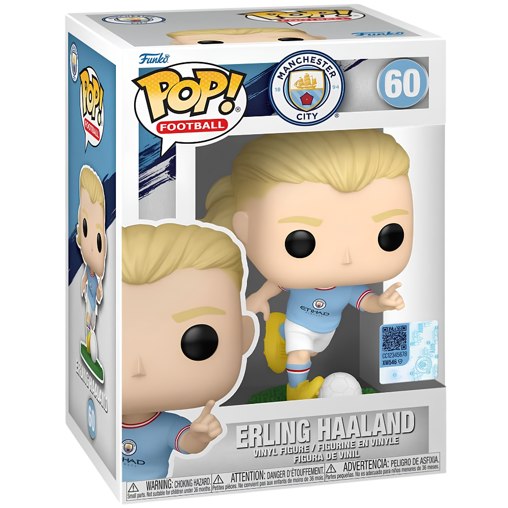 Funko POP Football Manchester City Erling Haaland Collectible Vinyl Figure New Official Fan Gift