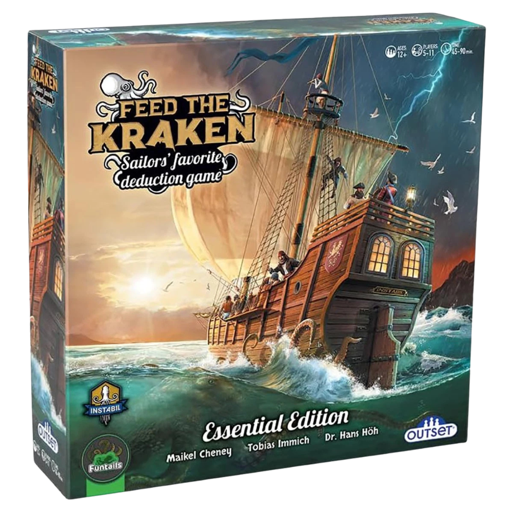 Feed the Kraken Board Game Hidden Role Strategy & Social Deduction Game for 5–11 Players