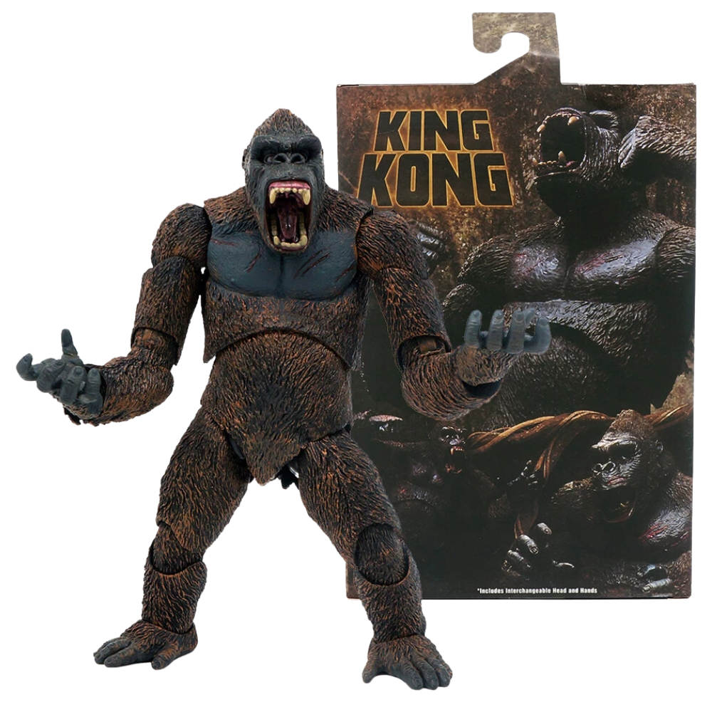 NECA Godzilla Monster Skull Island King Kong 7.67" Action Figure Toy