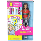 Barbie You Can Be Anything Fashion Doll 8 Surprise Career Accessories Glh64 Age 3+ Toy Set
