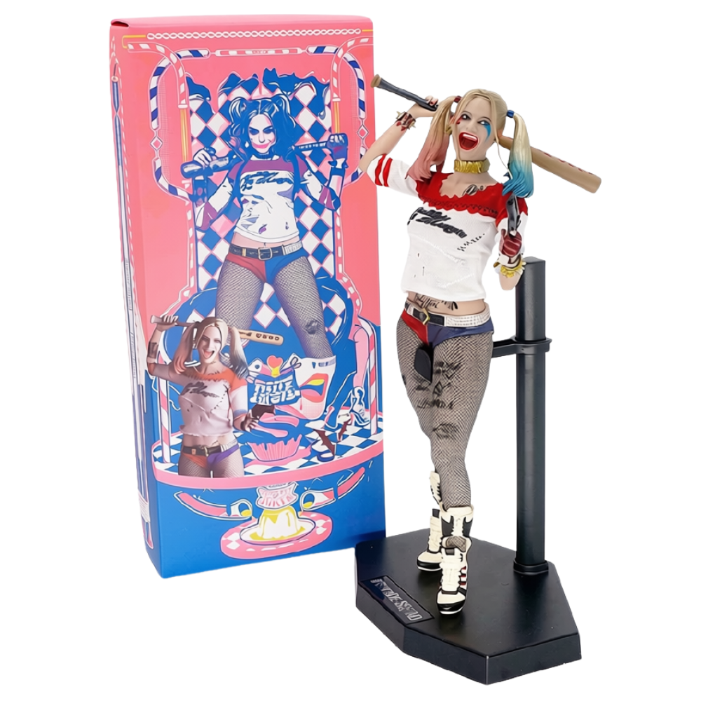 DC Suicide Squad Harley Quinn 12" Display Figure Real Clothes Model