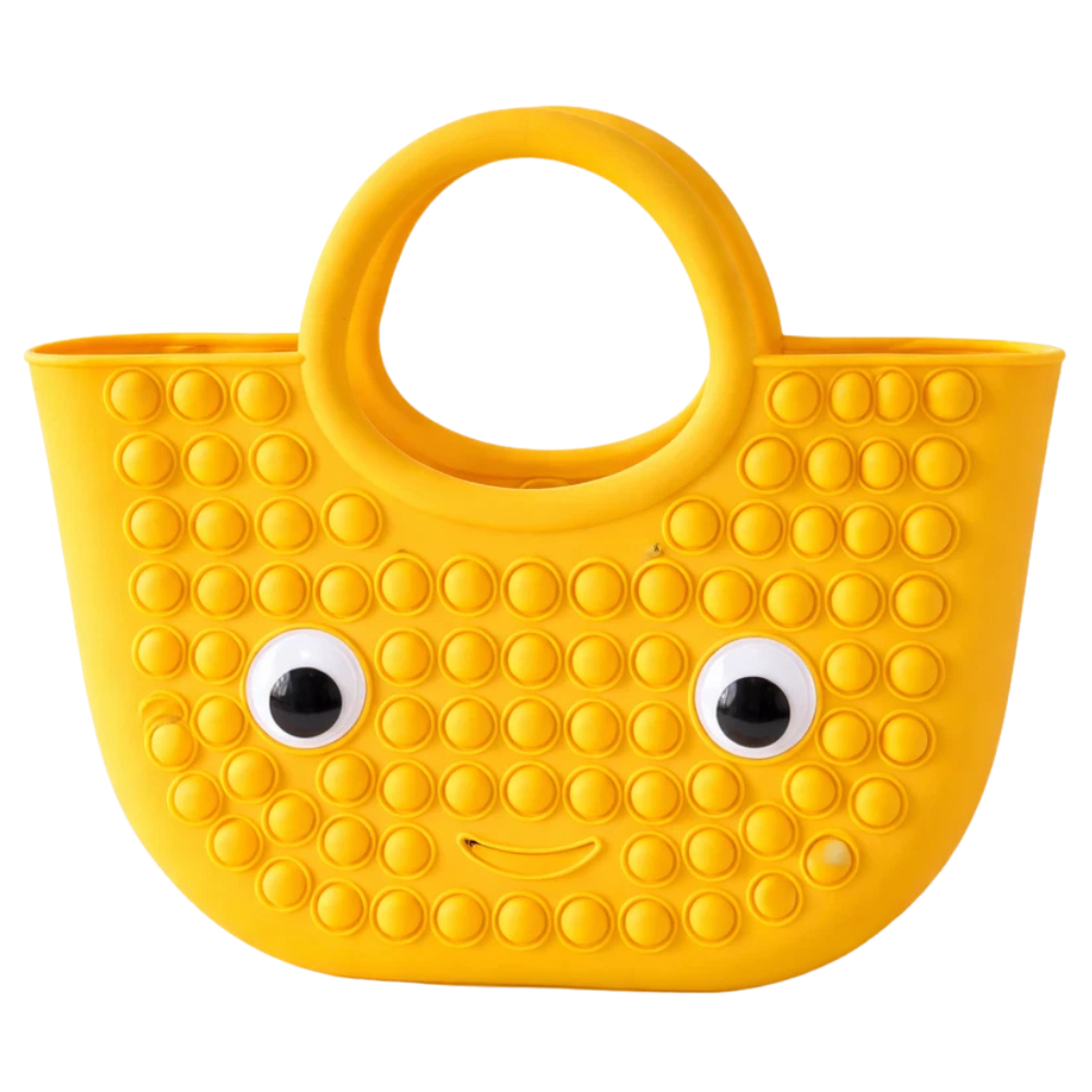 Pop It Fidget Toy Handbag for Kids Silicone Sensory Purse for Fun and Stress Relief