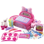 Kids Shopping Cash Register Toy with Accessories Battery Operated Pretend Play Shop Till New
