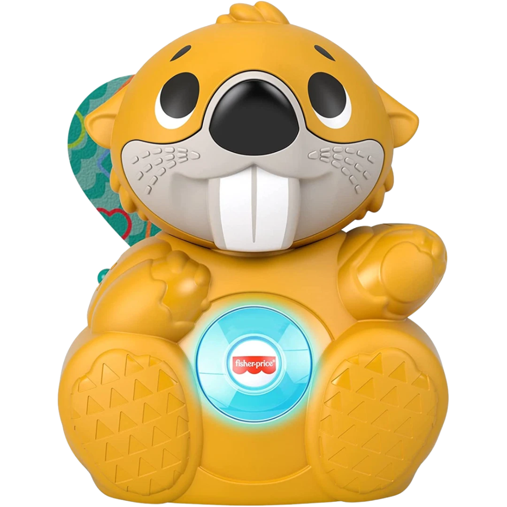 Fisher-Price Linkimals Boppin Beaver Light-Up Musical Activity Toy for Baby Play