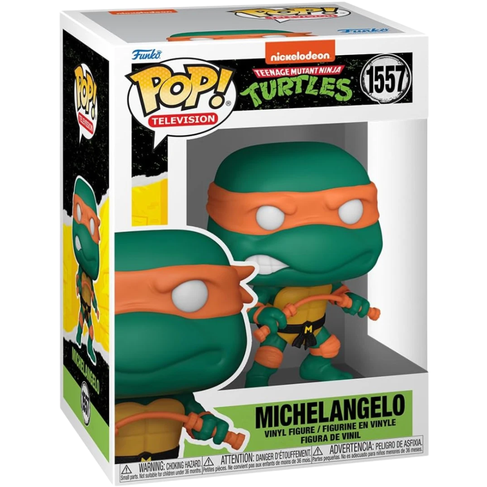 Funko Pop 1557 Teenage Mutant Ninja Turtles Michelangelo Vinyl Figure 9.5cm Collectible
