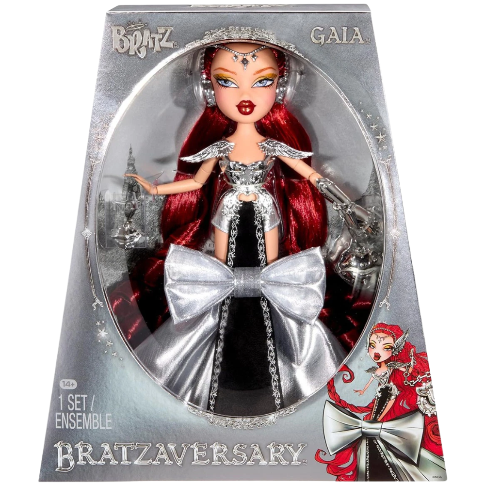 Bratz Bratzaversary Gaea Collector Doll Limited Edition 25th Anniversary Collectible Fashion Doll for Bratz Fans Ages 14+