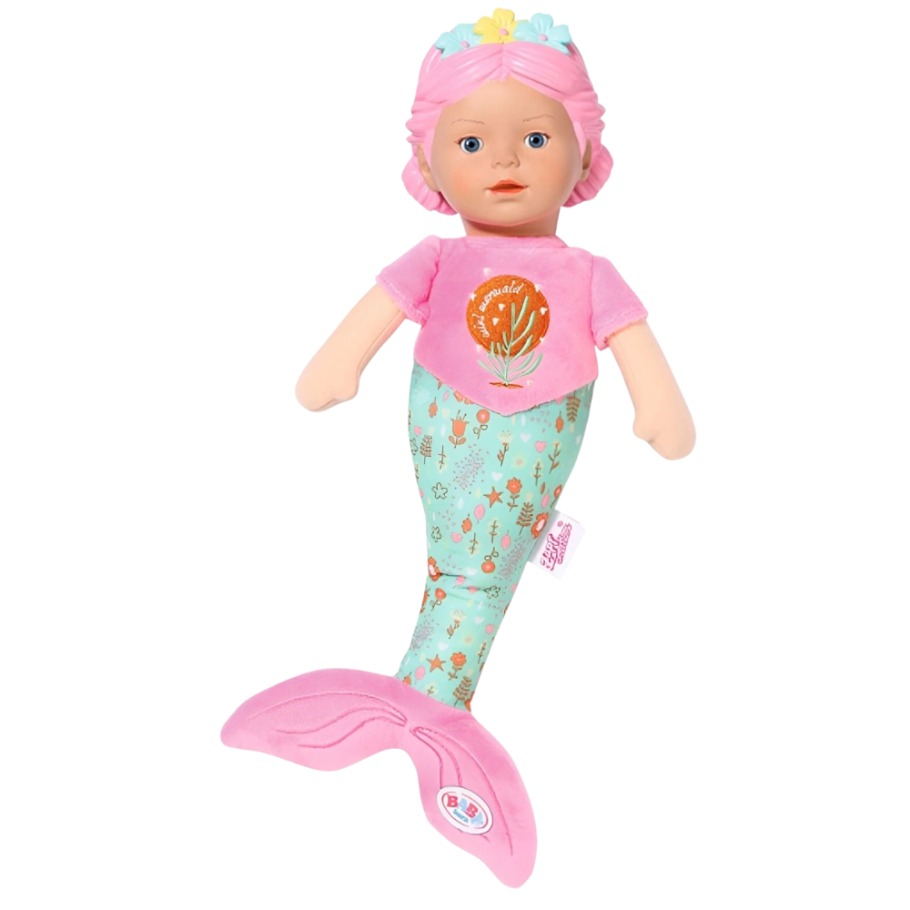 BABY born Mermaid Doll 30cm Soft Body Newborn Baby Toy Washable