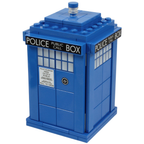 Doctor Who TARDIS Police Box Custom Building Kit with 148 Genuine LEGO Bricks & Guide