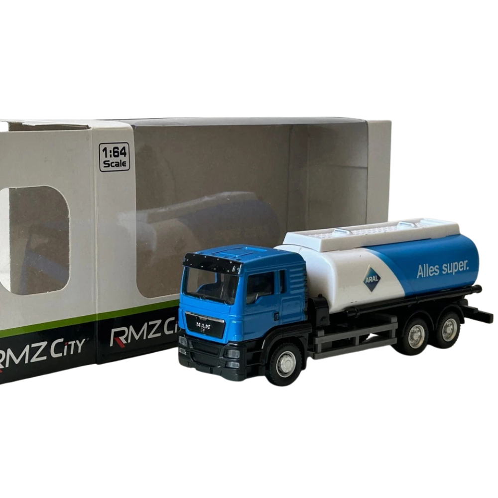Rmz City Man Aral Tanker Lorry Diecast Toy Model 1:64 Scale Alles Super Collectible Truck