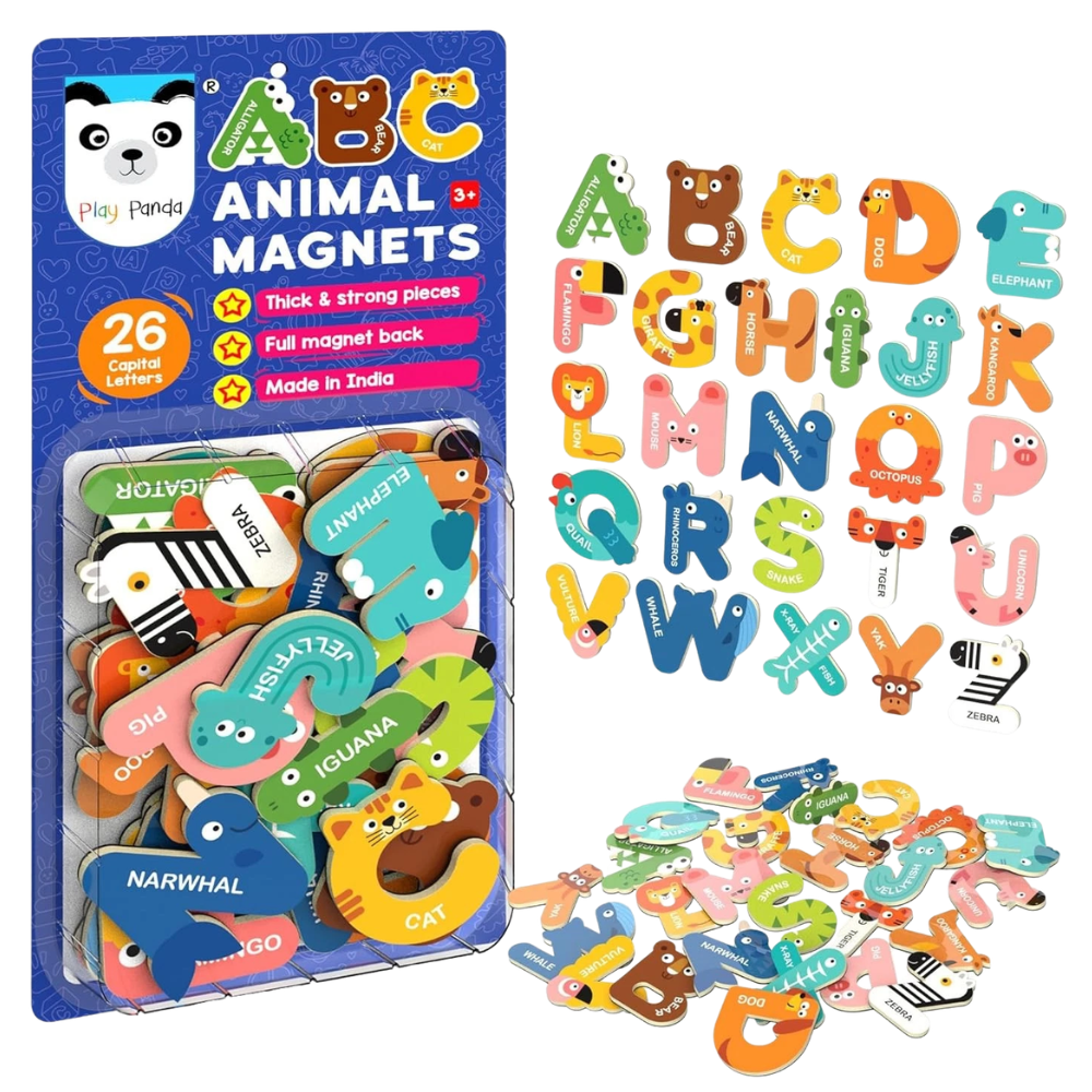 Magnetic Alphabet Letters for Kids 26PCS ABC Animal Learning Toy