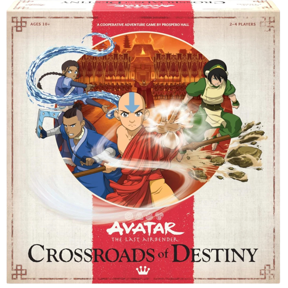 Funko Games Avatar the Last Airbender Crossroads of Destiny Cooperative Board Game 10+
