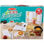 Melissa & Doug Star Diner Restaurant Play Set 41 Pieces Pretend Food Toy for Kids