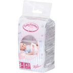 Baby Annabell Toy Nappies 5 Pack for Dolls Up to 43cm, Doll Care Accessory Set