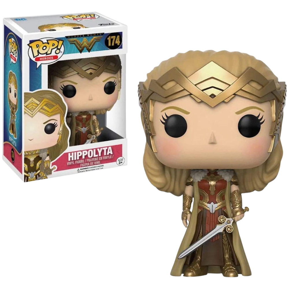 Dc Comics Funko Pop Vinyl Wonder Woman Hippolyta Figure New Boxed Collectable Display Toy Gift