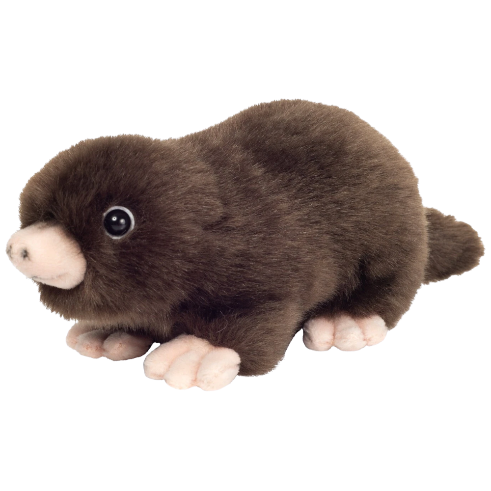 Teddy Hermann Garden Mole Plush Soft Toy Animal Teddy Brown