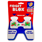 Fidget Blox Sort the Sensory Squishy Fidget Toy Colours Green & Red