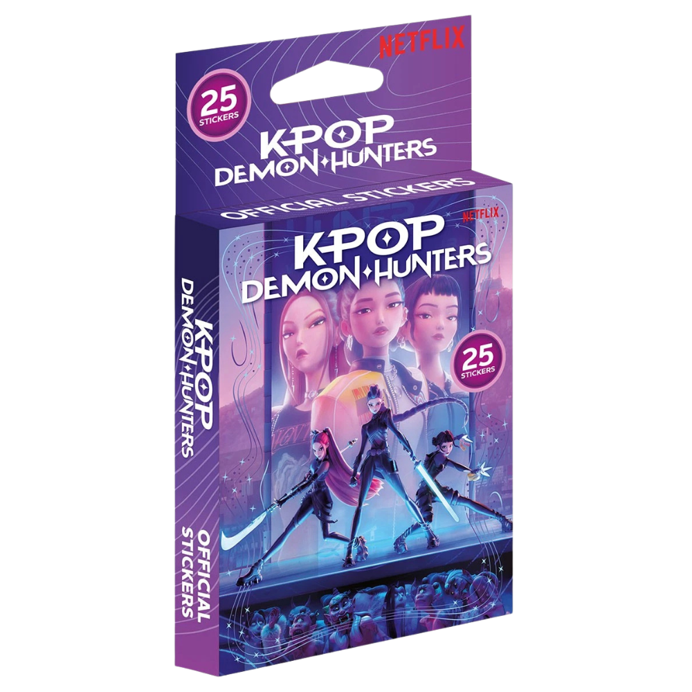 Kpop Demon Hunters Netflix Sticker Collection Multi Pack with 5 Packs 25 Stickers Total