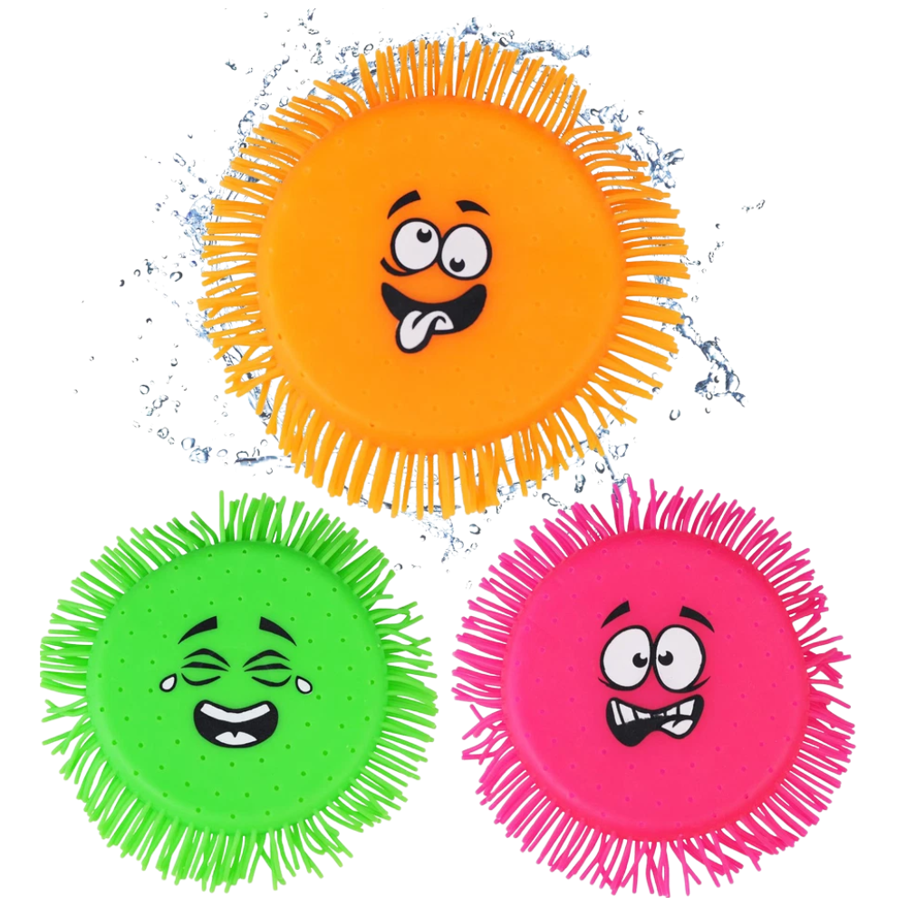 Water Absorbing Soft Flying Disc Frisbee Toy Silicone Pool Beach Summer Outdoor Game 3+