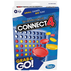 Hasbro Gaming Grab & Go Connect 4 Travel Game Portable Family Strategy Toy 6+ Years