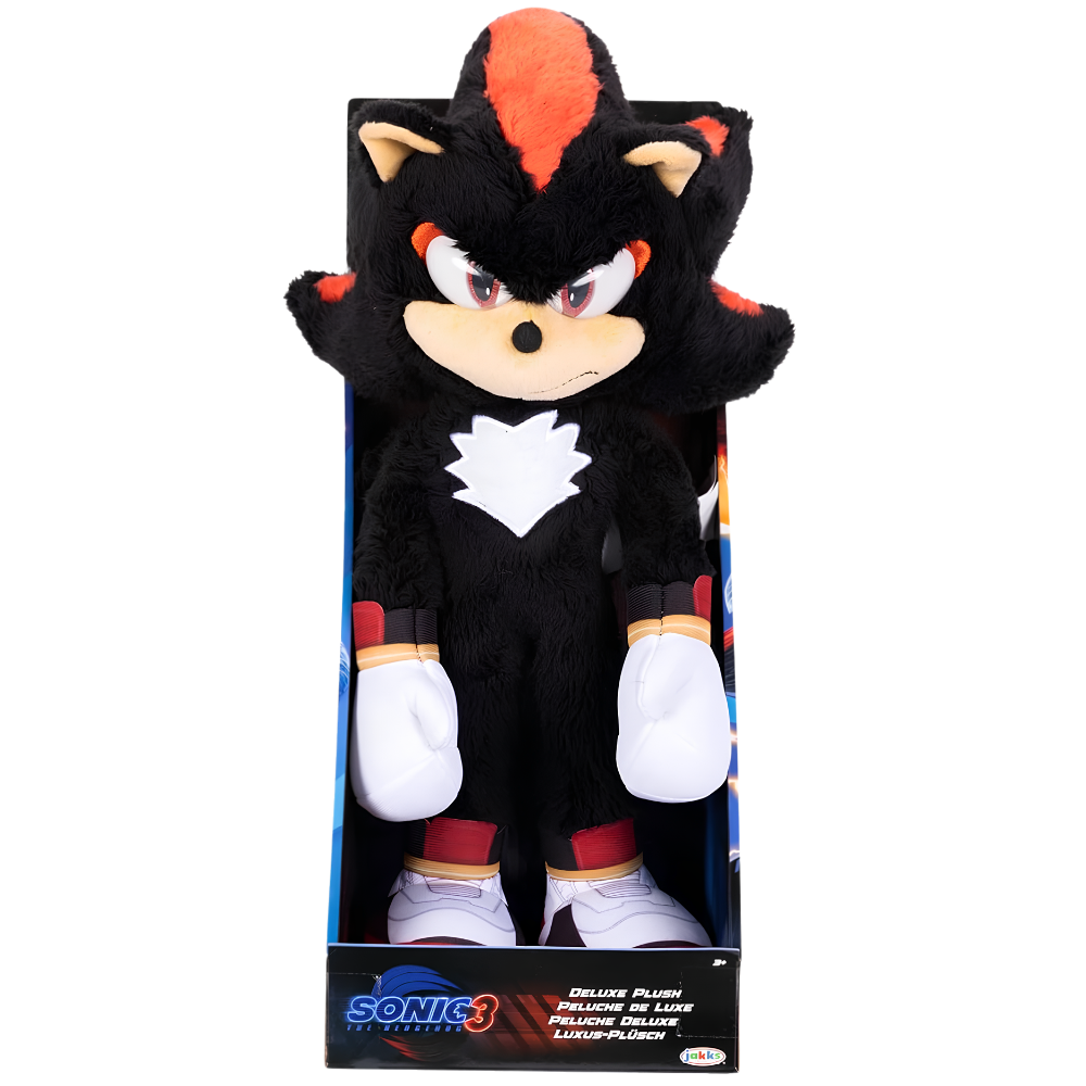 Sonic The Hedgehog Shadow Plush Soft Toy Genuine 13" Deluxe Collectible Soft Toy for Fans & Kids