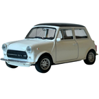 Welly Mini Cooper 1300 White 1:43 Scale Diecast British Classic Model Car Toy