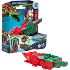 Transformers EarthSpark Skullcruncher 1-Step Flip Changer 2-in-1 Robot Crocobot Toy 6+