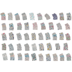 3 Pack Xl Large Printed Muslin Squares for Babies, Reusable 100% Cotton Nappy Cloths