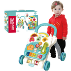 Multifunctional 2-in-1 Baby Walker with Detachable Activity Centre, Lights, Music and Piano Keys