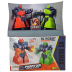 Remote Control Fighting Robots Rc Boxing Battle 2 Player Set Kids Gift Age 6+ Red Green