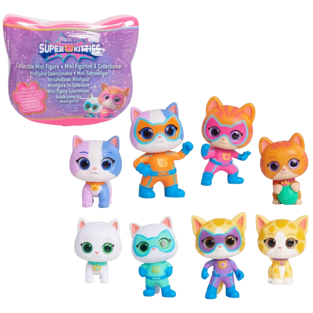 Disney Junior Super Kitties Surprise Capsule Series 1 Mini Figure Collectible Toy